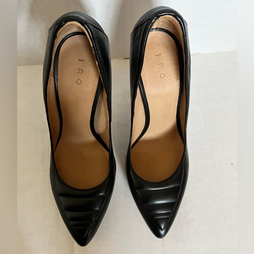 IRO Black Leather Pumps - Picture 6 of 6